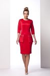 L101 czerwony sukienka