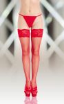 Stockings 5517 - red